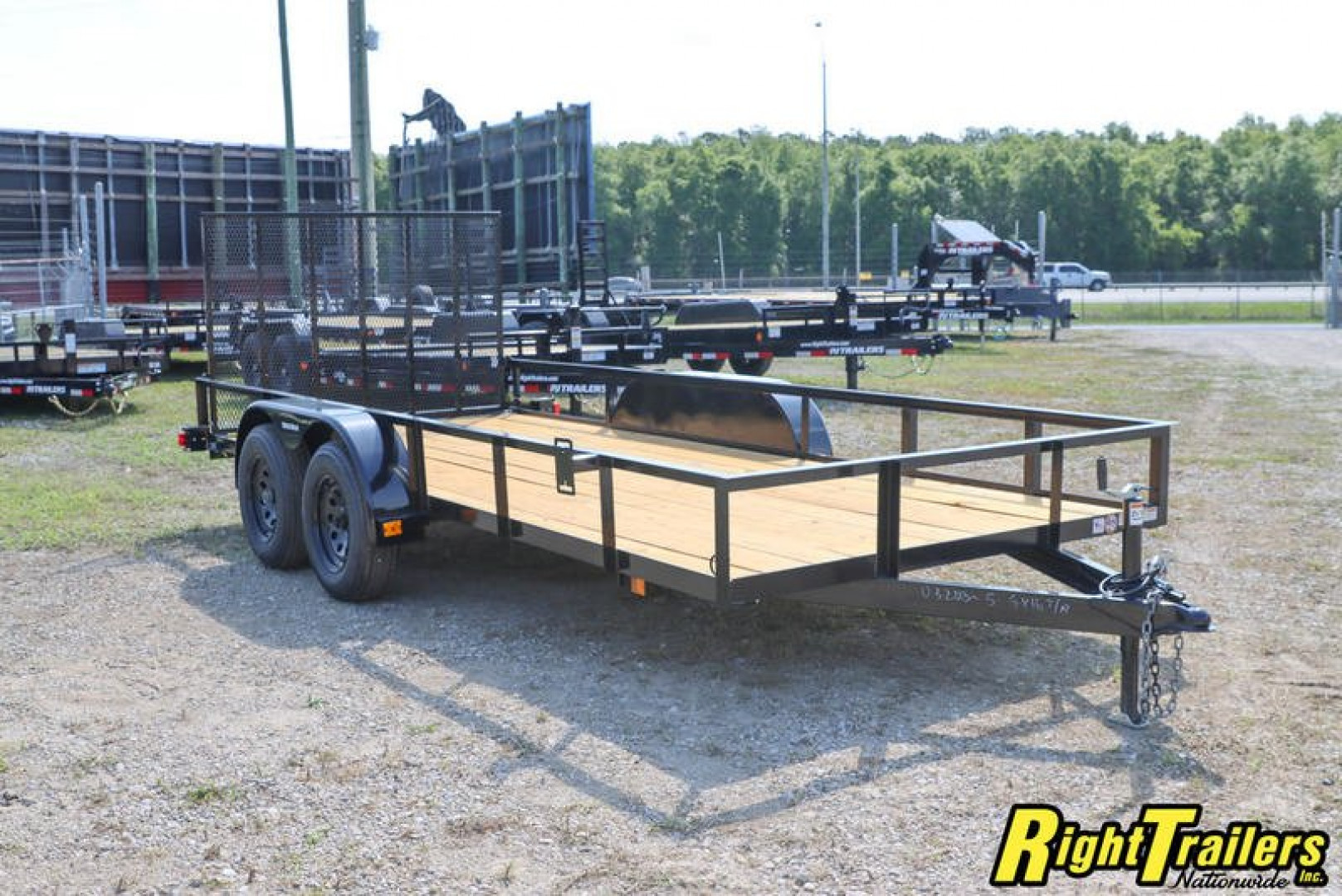 New 2023 6x16 Red Hot Utility Trailer U6X16TBRAKE