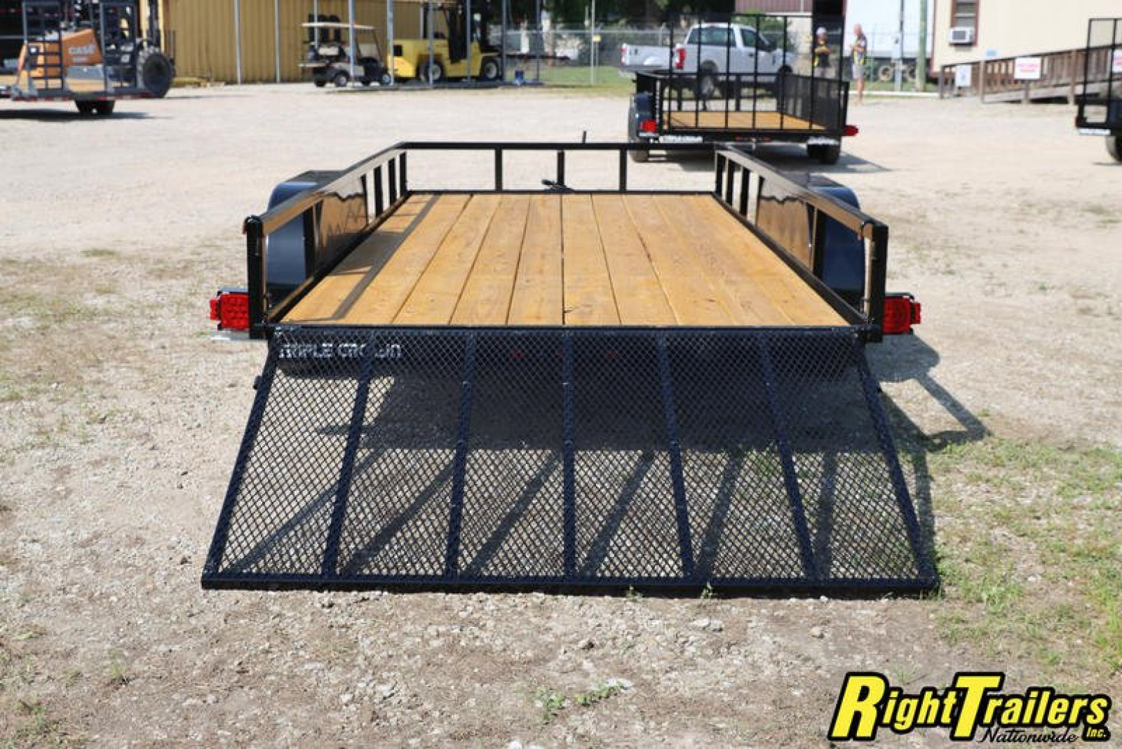 New 2023 6x16 Red Hot Utility Trailer U6X16TBRAKE