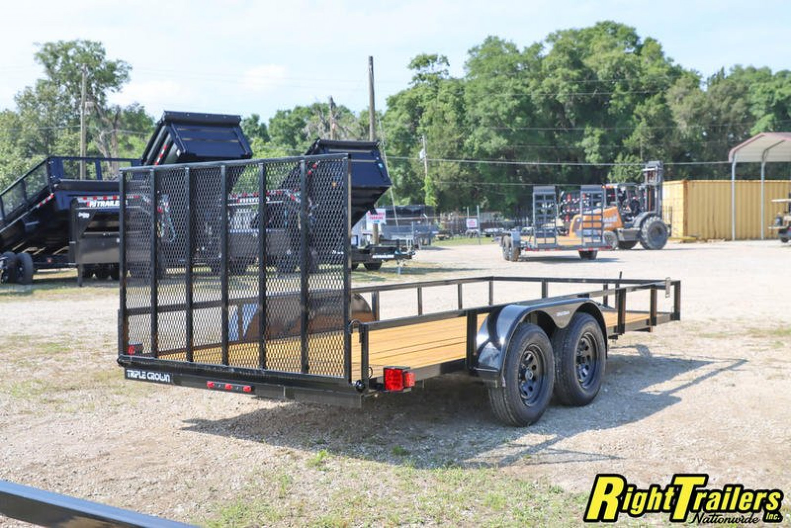New 2023 6x16 Red Hot Utility Trailer U6X16TBRAKE