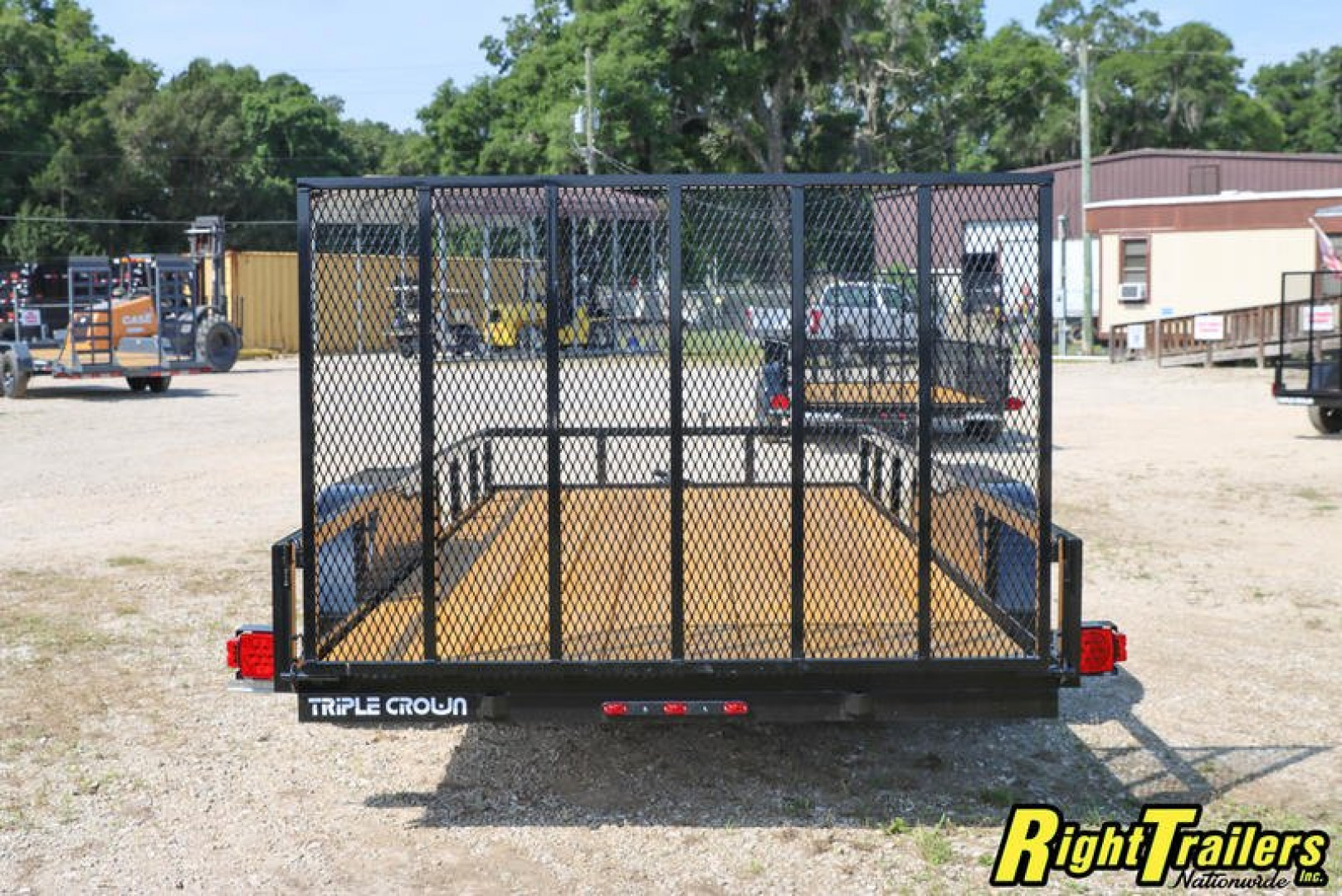 New 2023 6x16 Red Hot Utility Trailer U6X16TBRAKE