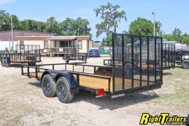New 2023 6x16 Red Hot Utility Trailer U6X16TBRAKE