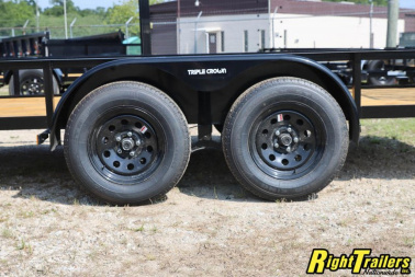 New 2023 6x16 Red Hot Utility Trailer U6X16TBRAKE