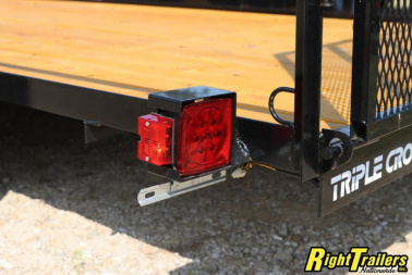 New 2023 6x16 Red Hot Utility Trailer U6X16TBRAKE