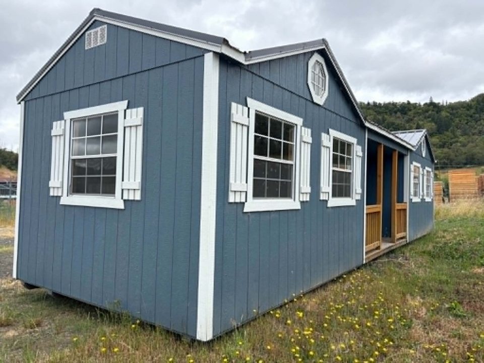 Used USED 2024 Old Hickory 12x40 WCPH CENTER PORCH PACKAGE BARN SHED DORMERS