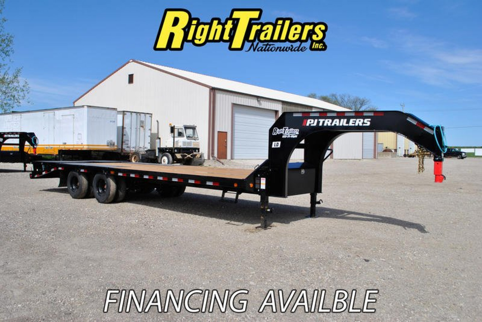 New 2024 8.5X26 PJ Gooseneck Equipment Trailer LD262