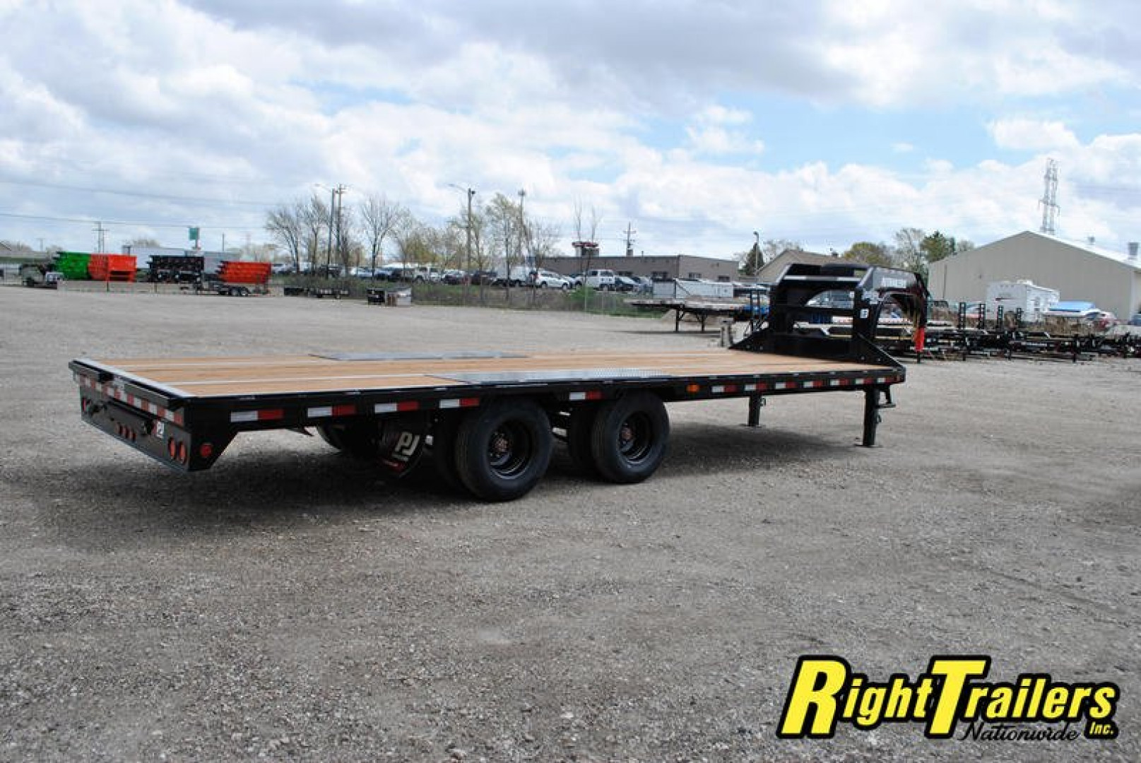 New 2024 8.5X25 PJ Gooseneck Equipment Trailer LD252