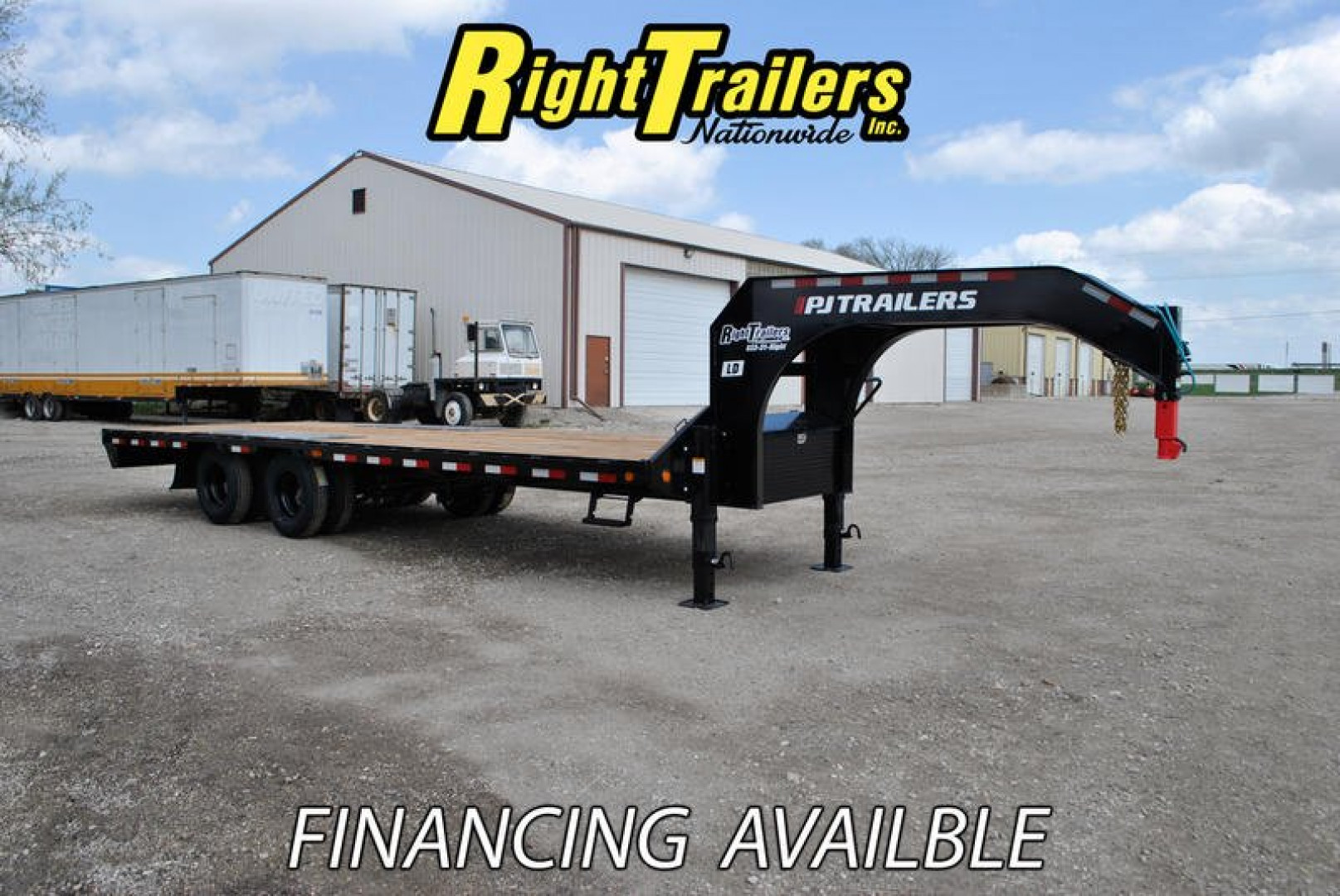 New 2024 8.5X25 PJ Gooseneck Equipment Trailer LD252