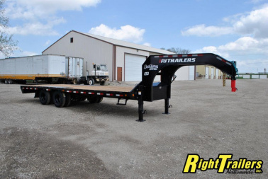 New 2024 8.5X25 PJ Gooseneck Equipment Trailer LD252