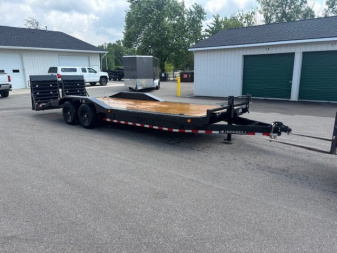 New 2026 Iron Bull 8.5x24 14K Equipment Trailer Rampage Ramps