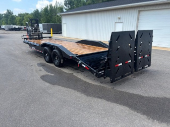 New 2026 Iron Bull 8.5x24 14K Equipment Trailer Rampage Ramps