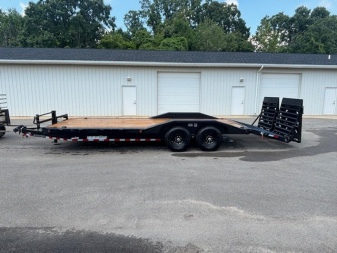 New 2026 Iron Bull 8.5x24 14K Equipment Trailer Rampage Ramps