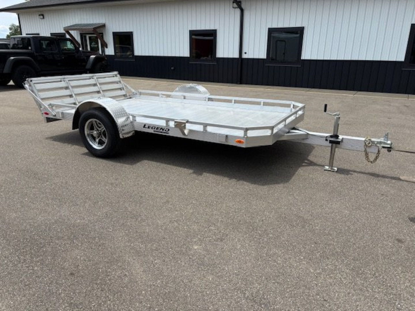 New 2026 Legend Trailers 7x12 UG All Aluminum Utility Trailer