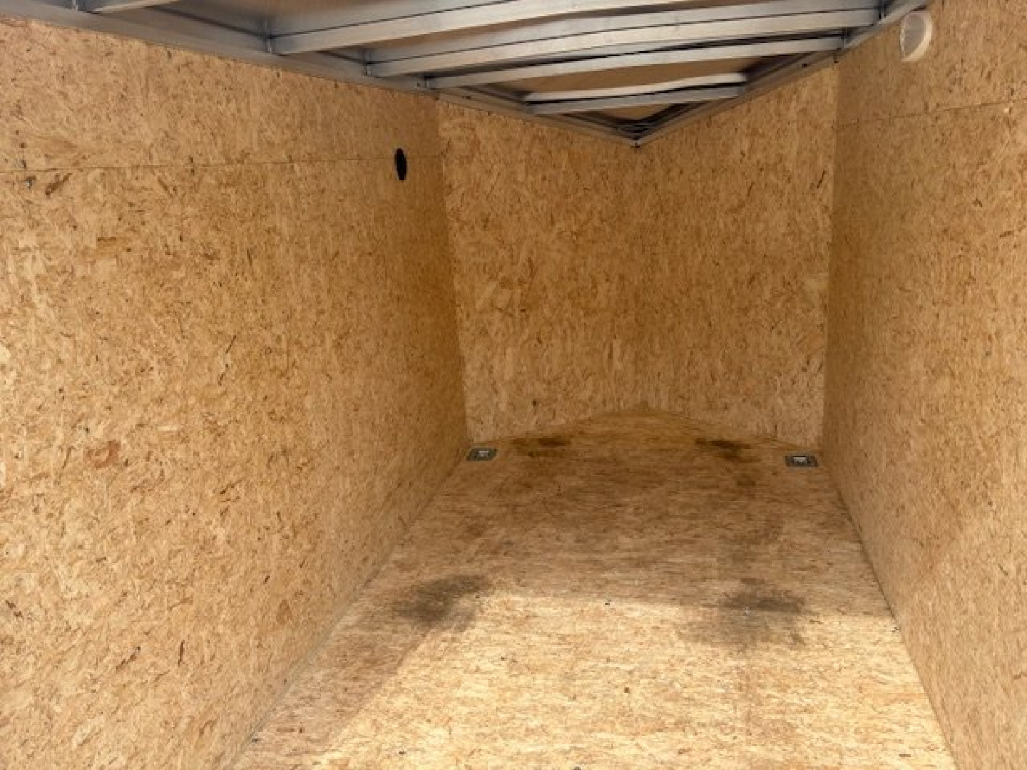 Used 2025 Lightning 5x8 Enclosed Aluminum Trailer