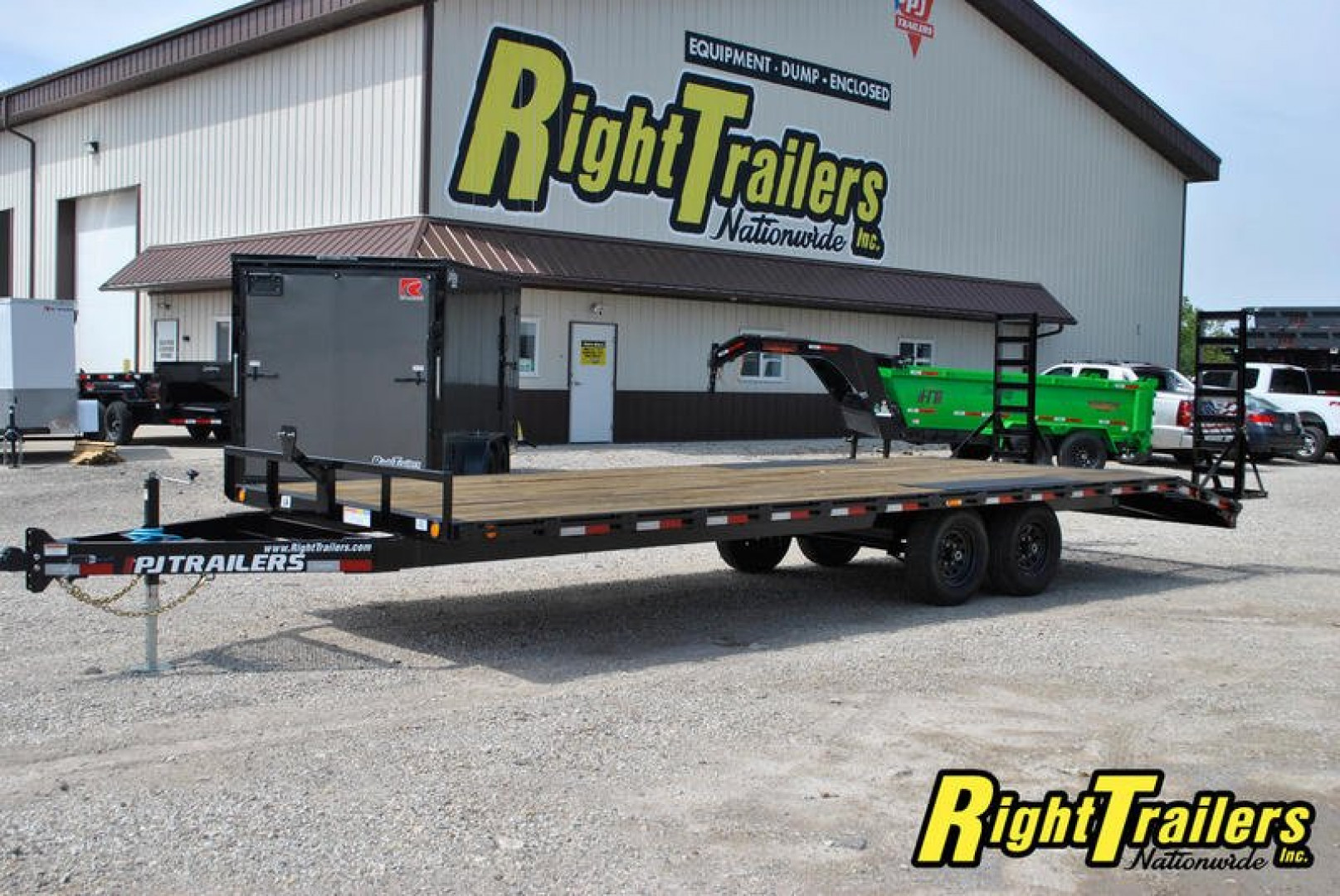 New 2024 8.5x24 PJ Deckover Equipment Trailer L6242