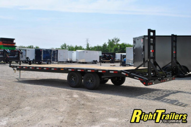 New 2024 8.5x24 PJ Deckover Equipment Trailer L6242