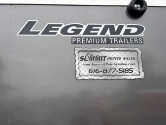 New 2026 Legend Trailers Thunder 6x12 Aluminum Enclosed Trailer