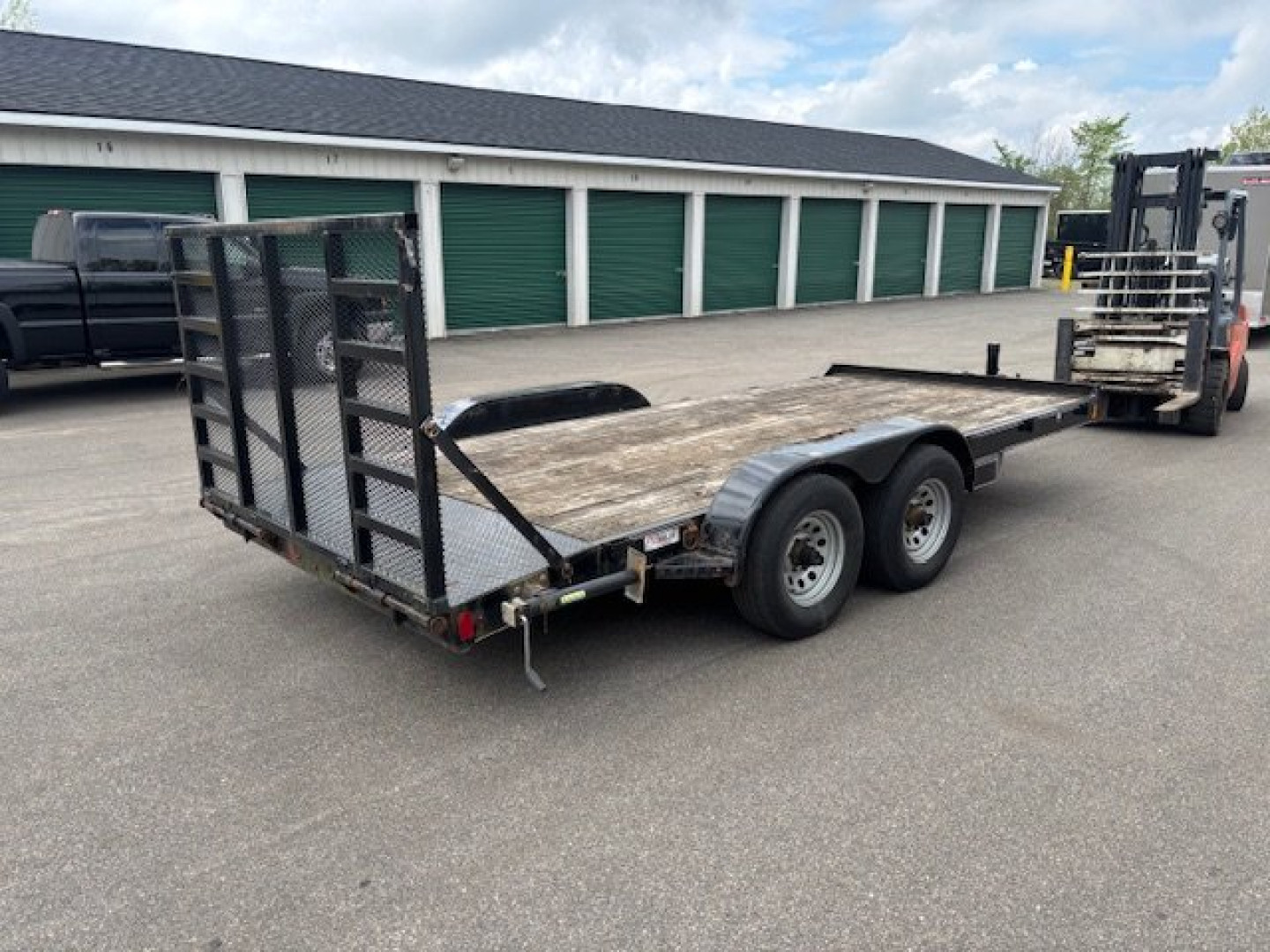 Used 2016 Diamond C Trailers Equipment Trailer 7x16 10K