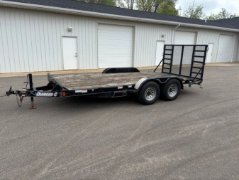 Used 2016 Diamond C Trailers Equipment Trailer 7x16 10K