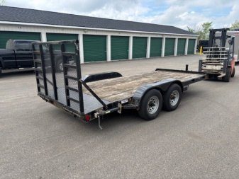 Used 2016 Diamond C Trailers Equipment Trailer 7x16 10K