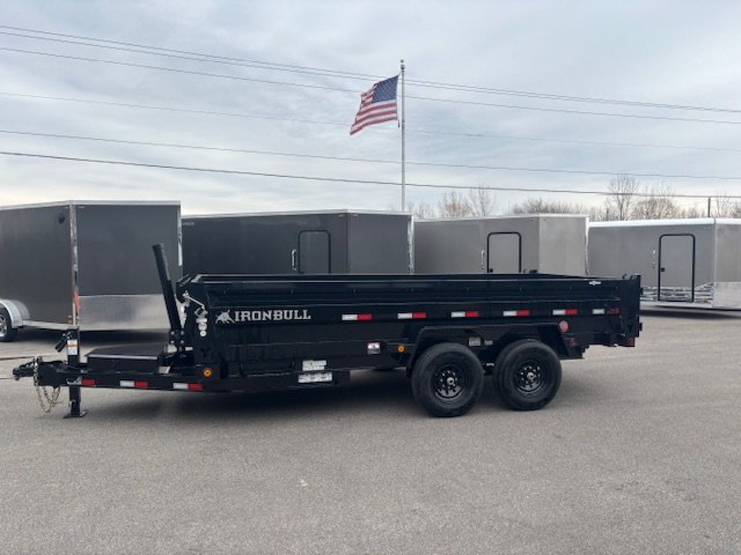 New 2025 Iron Bull DTB 7x16 14K Dump Trailer