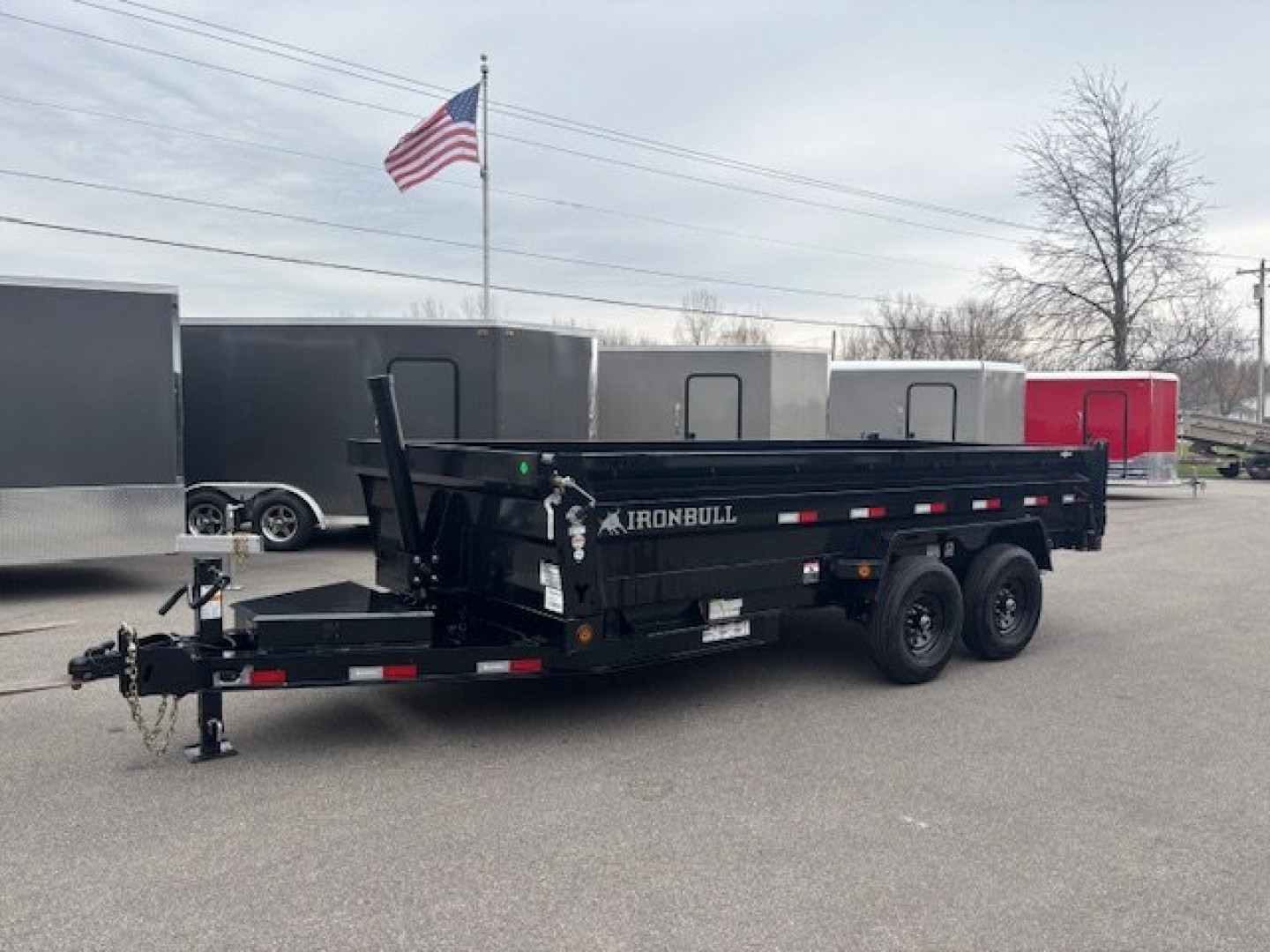 New 2025 Iron Bull DTB 7x16 14K Dump Trailer