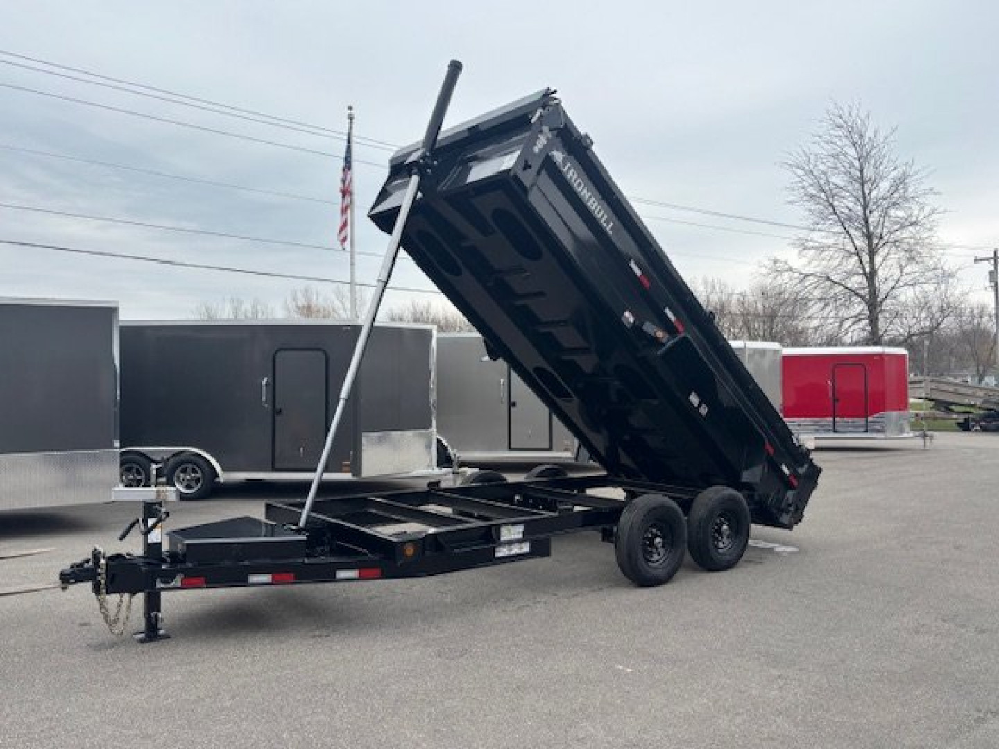 New 2025 Iron Bull DTB 7x16 14K Dump Trailer