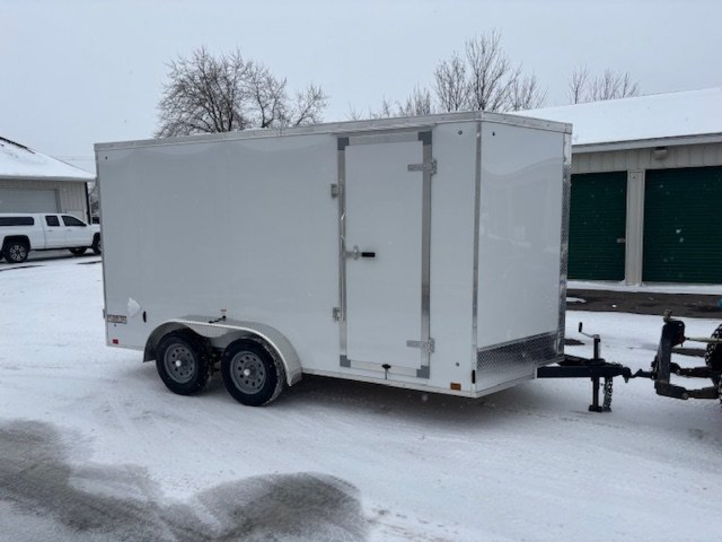 New 2025 Discovery Trailers DTH 7x14 Enclosed Trailer Rear Double Door Added Height