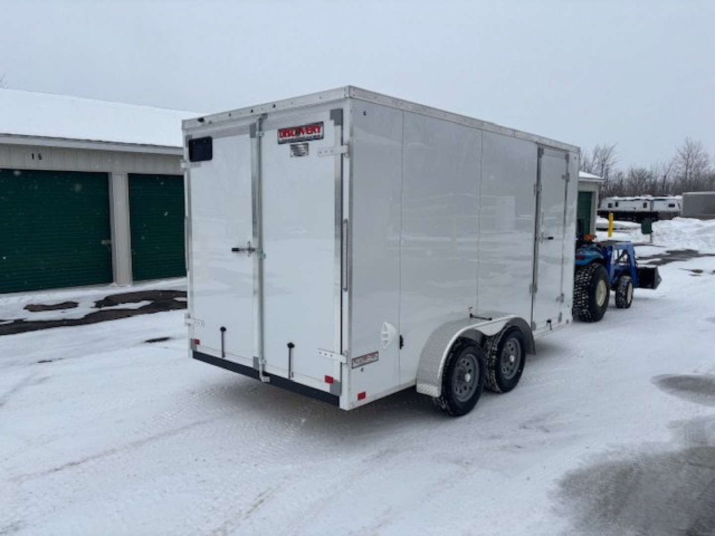 New 2025 Discovery Trailers DTH 7x14 Enclosed Trailer Rear Double Door Added Height