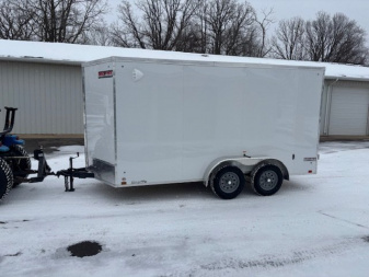 New 2025 Discovery Trailers DTH 7x14 Enclosed Trailer Rear Double Door Added Height