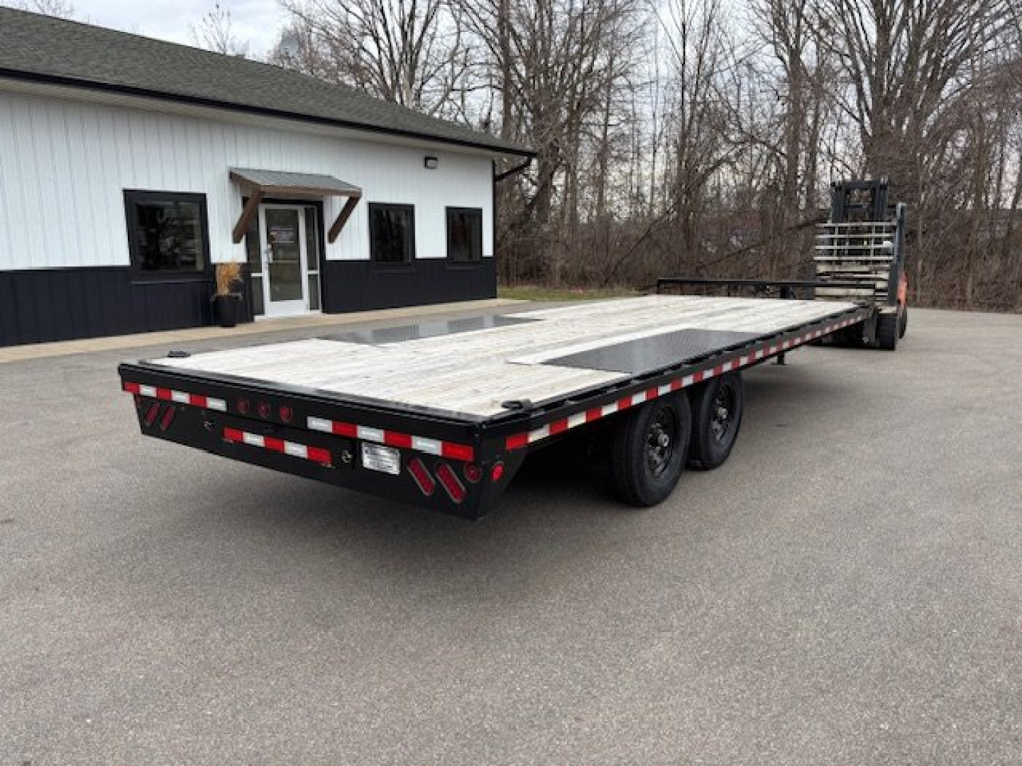 New 2025 Iron Bull FDP 102x22 Deck Over HD Equipment Trailer 14k GVWR Slide In Ramps