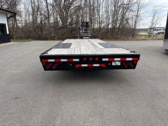 New 2025 Iron Bull FDP 102x22 Deck Over HD Equipment Trailer 14k GVWR Slide In Ramps