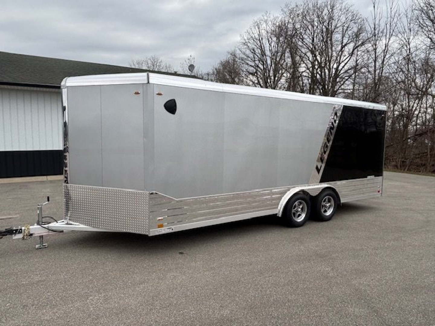 New 2025 LEGEND TRAILER 8X23 DVN ALUMINUM ENCLOSED TRAILER ADDED HEIGHT RAMP DOOR PKG