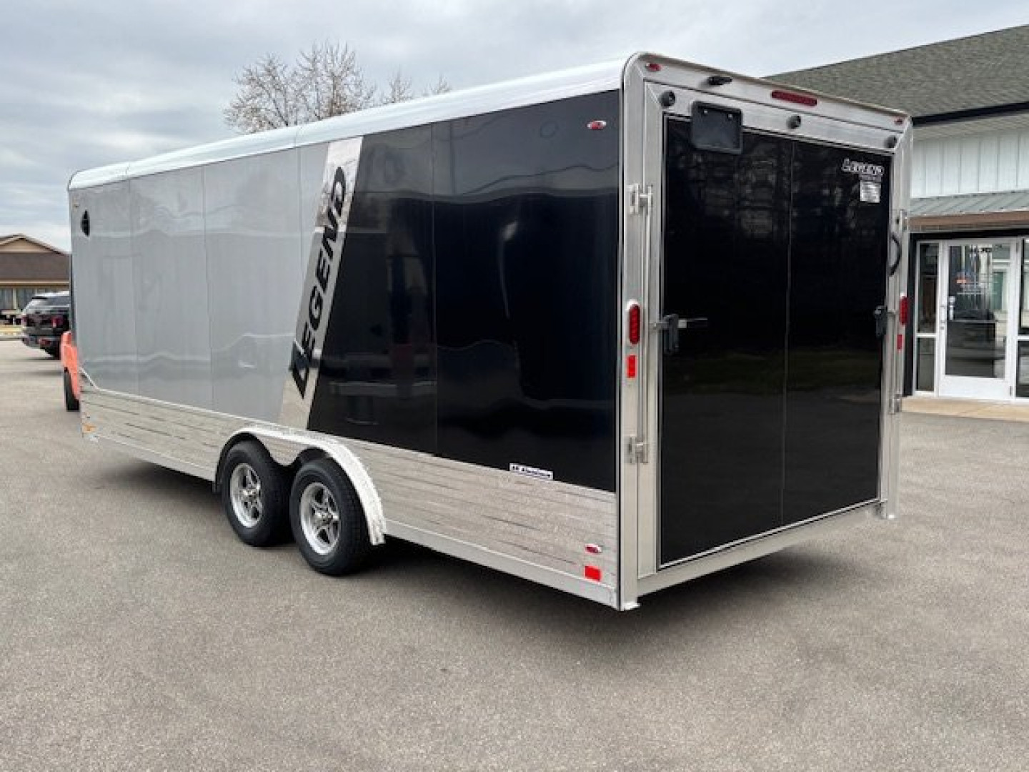 New 2025 LEGEND TRAILER 8X23 DVN ALUMINUM ENCLOSED TRAILER ADDED HEIGHT RAMP DOOR PKG