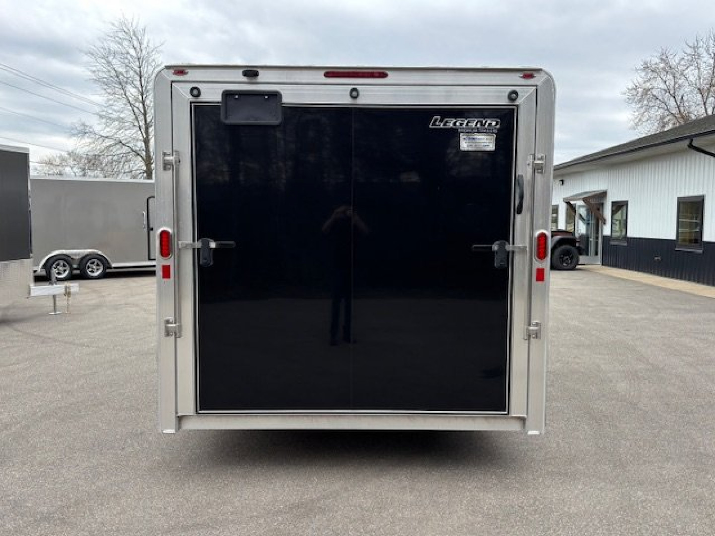 New 2025 LEGEND TRAILER 8X23 DVN ALUMINUM ENCLOSED TRAILER ADDED HEIGHT RAMP DOOR PKG