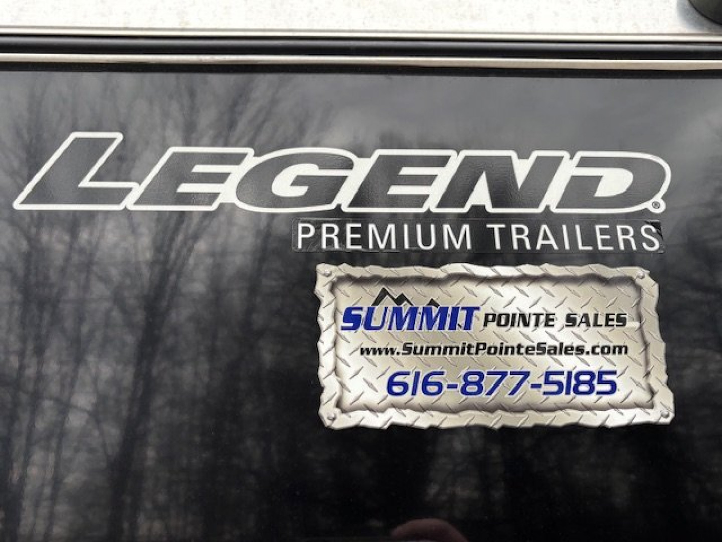 New 2025 LEGEND TRAILER 8X23 DVN ALUMINUM ENCLOSED TRAILER ADDED HEIGHT RAMP DOOR PKG
