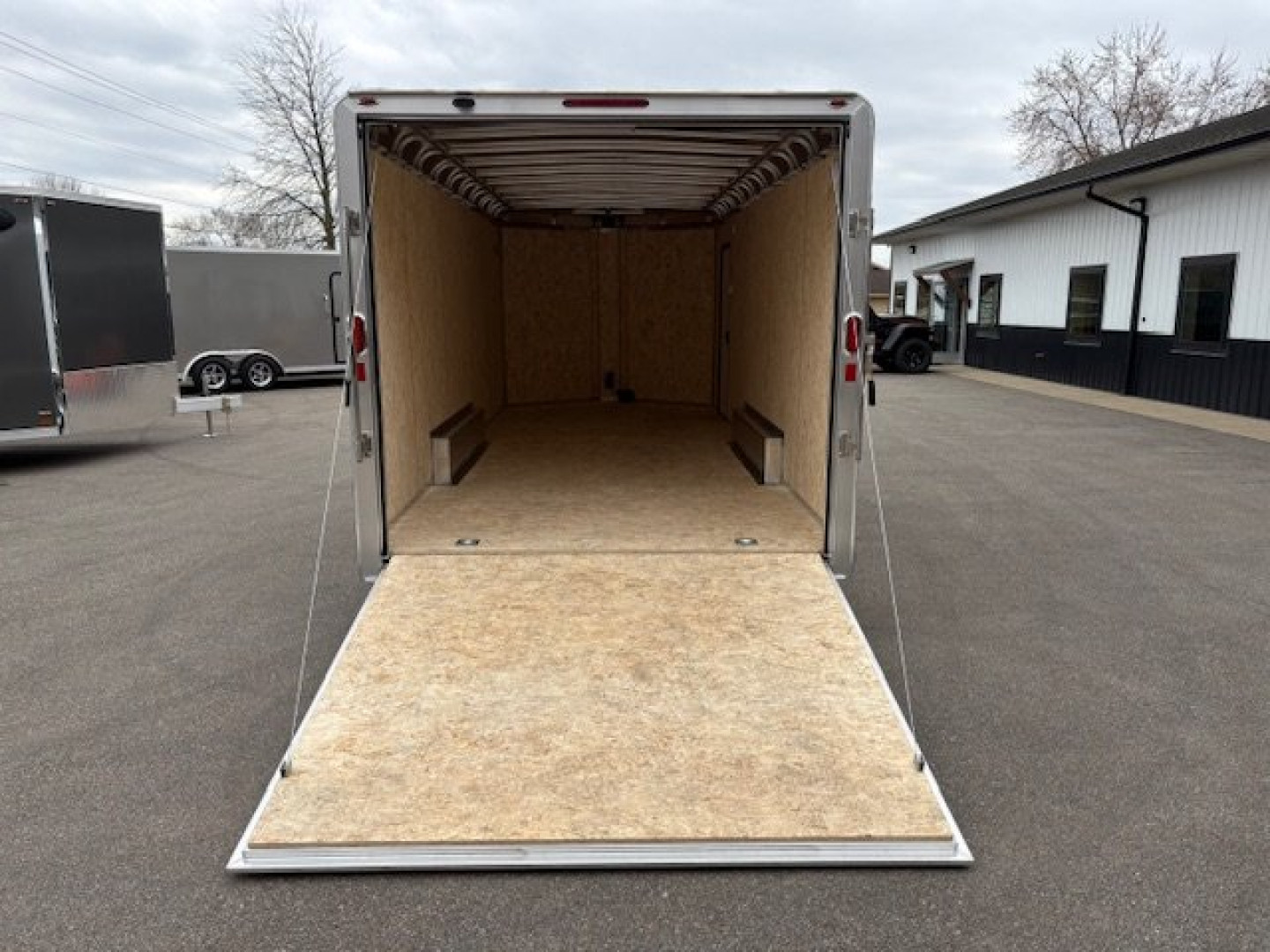 New 2025 LEGEND TRAILER 8X23 DVN ALUMINUM ENCLOSED TRAILER ADDED HEIGHT RAMP DOOR PKG