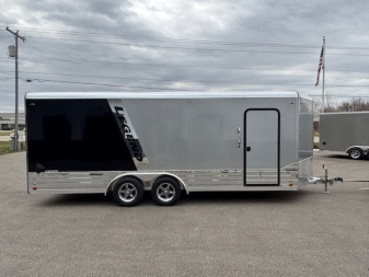New 2025 LEGEND TRAILER 8X23 DVN ALUMINUM ENCLOSED TRAILER ADDED HEIGHT RAMP DOOR PKG