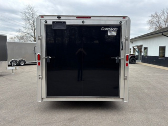 New 2025 LEGEND TRAILER 8X23 DVN ALUMINUM ENCLOSED TRAILER ADDED HEIGHT RAMP DOOR PKG