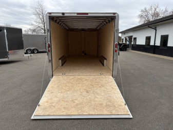 New 2025 LEGEND TRAILER 8X23 DVN ALUMINUM ENCLOSED TRAILER ADDED HEIGHT RAMP DOOR PKG