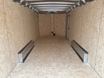 New 2025 LEGEND TRAILER 8X23 DVN ALUMINUM ENCLOSED TRAILER ADDED HEIGHT RAMP DOOR PKG