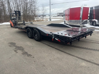 New 2025 Iron Bull ETB 8.5x22 14K Equipment Trailer Rampage Ramps