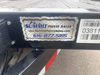 New 2025 Iron Bull ETB 8.5x22 14K Equipment Trailer Rampage Ramps