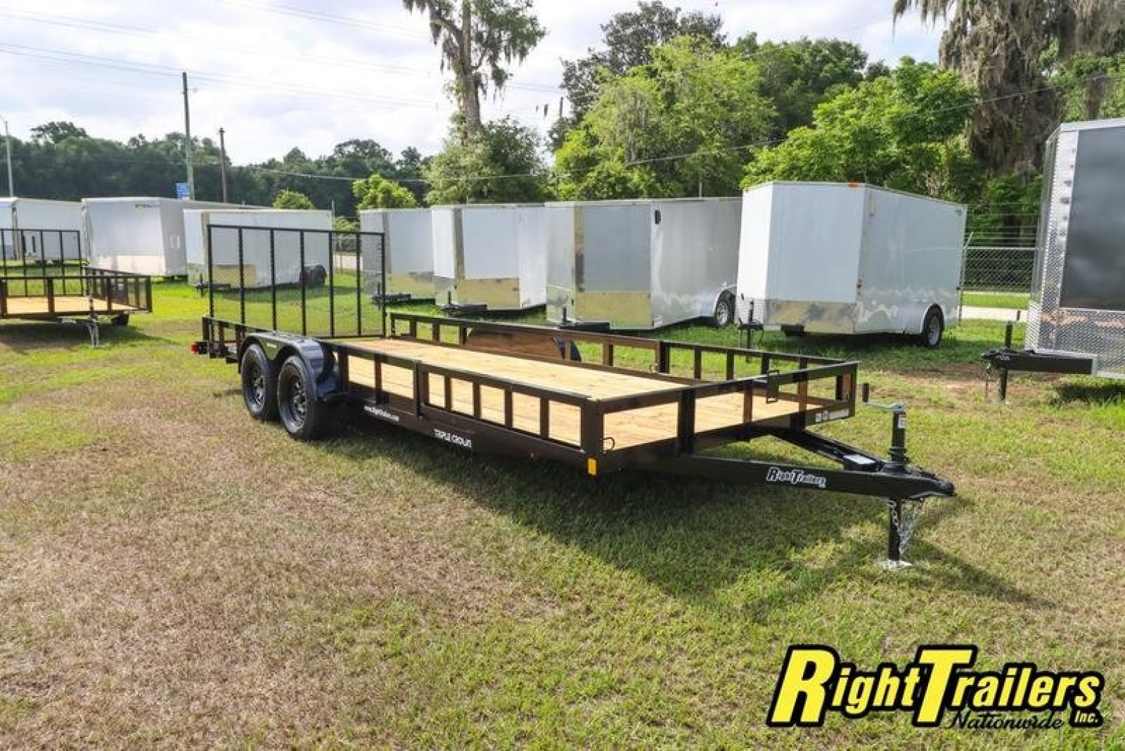 New 2024 7x20 Red Hot ATV Utility Trailer ATV7X20 for sale in Ocala, FL