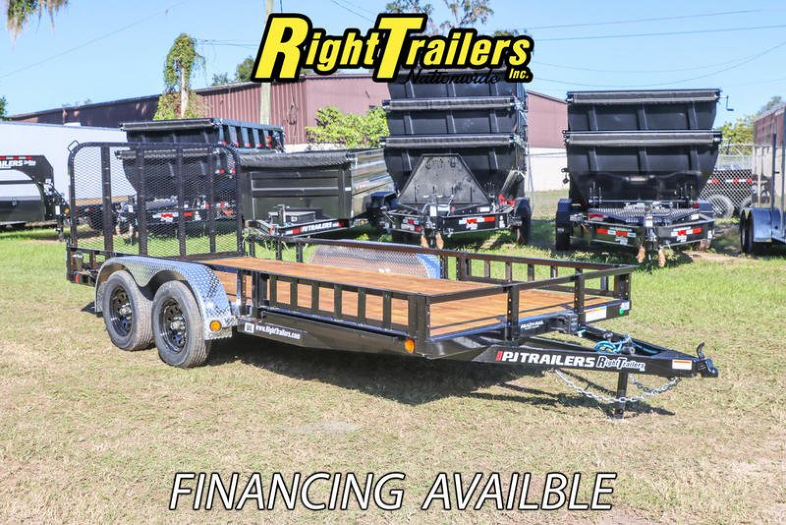 New 2024 7x16 PJ ATV Utility Trailer UL162 for sale in Ocala, FL