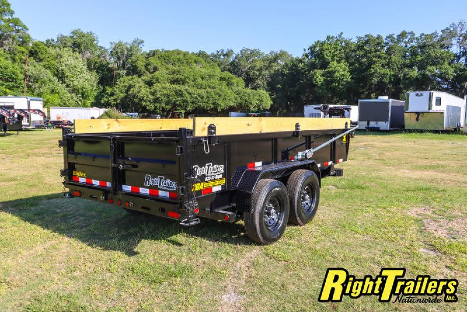 New 2024 7x14 Big Tex Dump Trailer 14XD-14C2A-BK