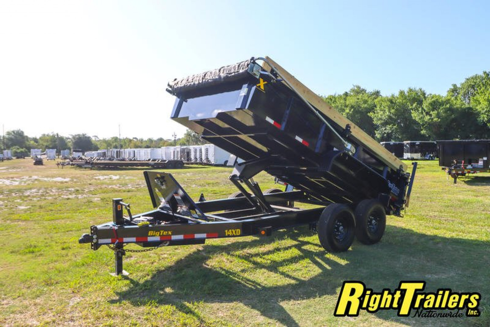 New 2024 7x14 Big Tex Dump Trailer 14XD-14C2A-BK