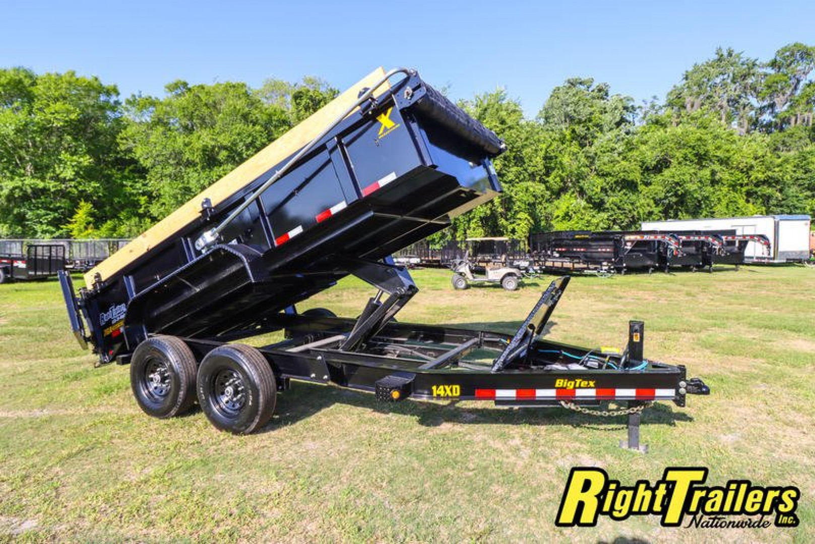New 2024 7x14 Big Tex Dump Trailer 14XD-14C2A-BK