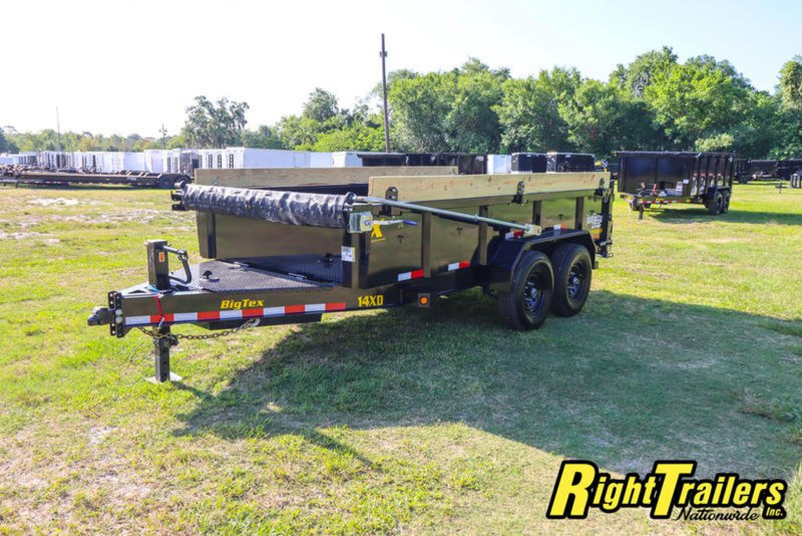 New 2024 7x14 Big Tex Dump Trailer 14XD-14C2A-BK