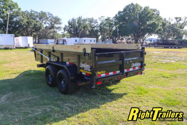 New 2024 7x14 Big Tex Dump Trailer 14XD-14C2A-BK