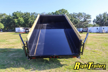 New 2024 7x14 Big Tex Dump Trailer 14XD-14C2A-BK